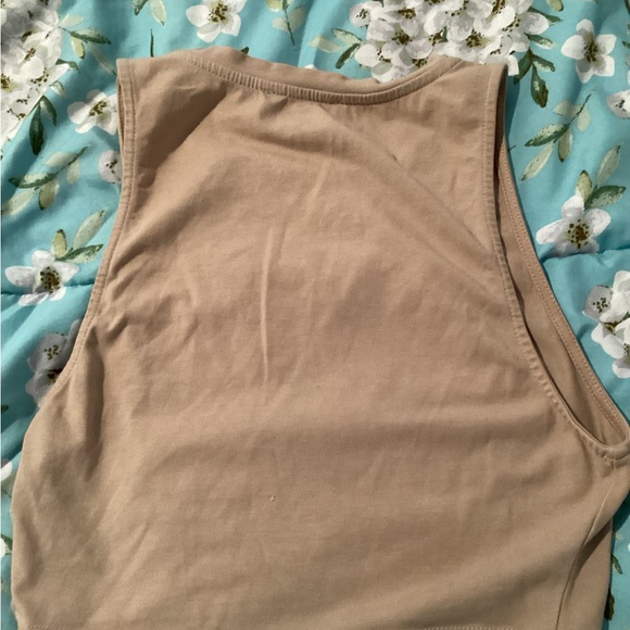 Zara Tan Sleeveless top - Picture 5 of 7